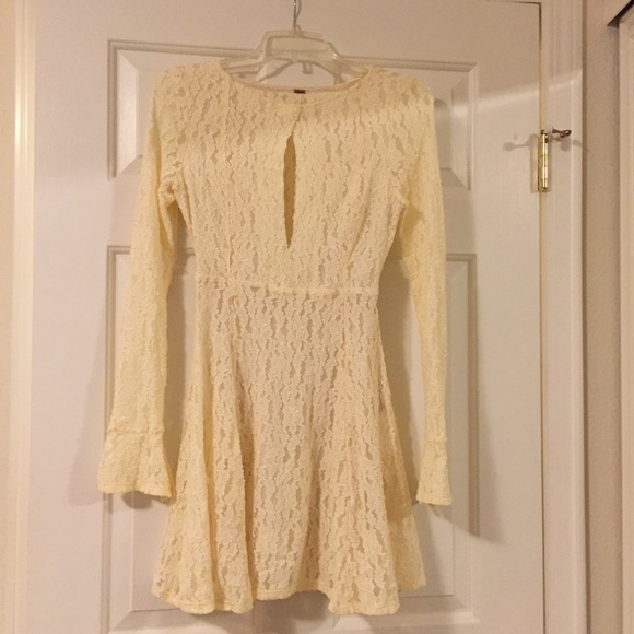 Free People corded lace fit & flare dress - Picture 3 of 8